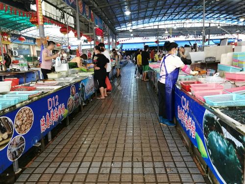 广州 新垦十四涌 尝海鲜,在海产市场采购,10元加工费,贵吗